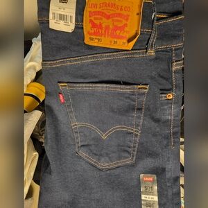 Levi's Men's Dark Blue Relaxed Jeans Brand New 36×36